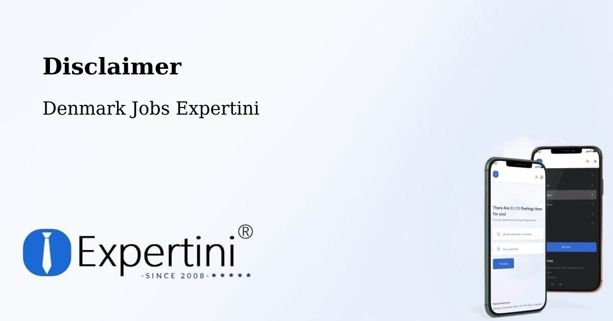 Disclaimer – Lillerød - Denmark Jobs Expertini